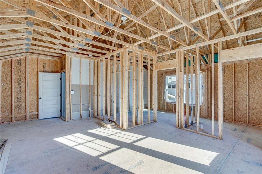 In-progress construction of a new home in , Dacula, GA (Image 54).