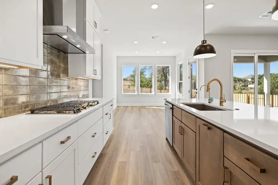 Furnished interior view inside a new home in Capitol Collection at Lariat, Liberty Hill (Image 8). Furnished interior view inside a new home in Capitol Collection at Lariat, Liberty Hill (Image 8).