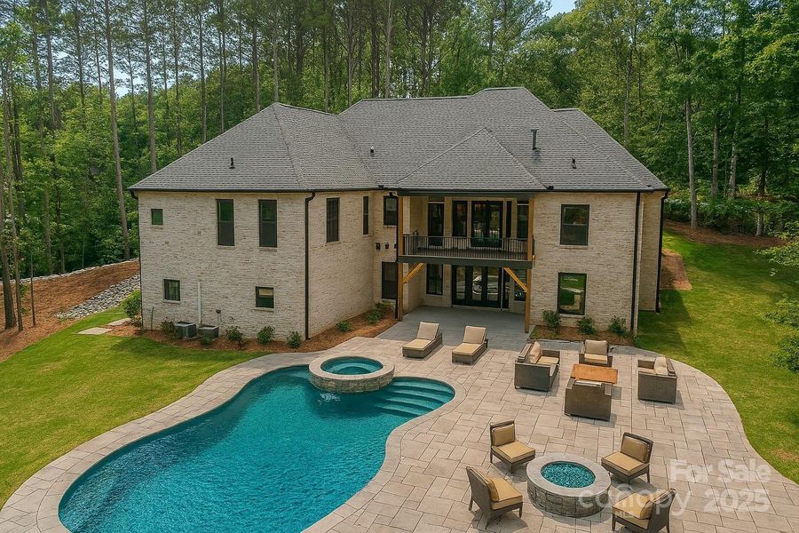 Stunning Virtually Staged Pool Rendering