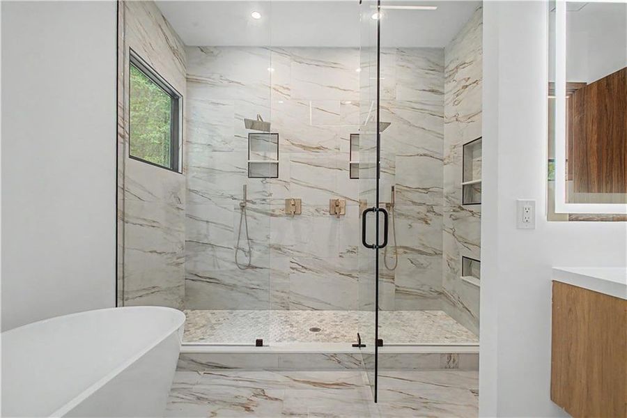 Furnished interior view inside a new home in , Atlanta (Image 5).