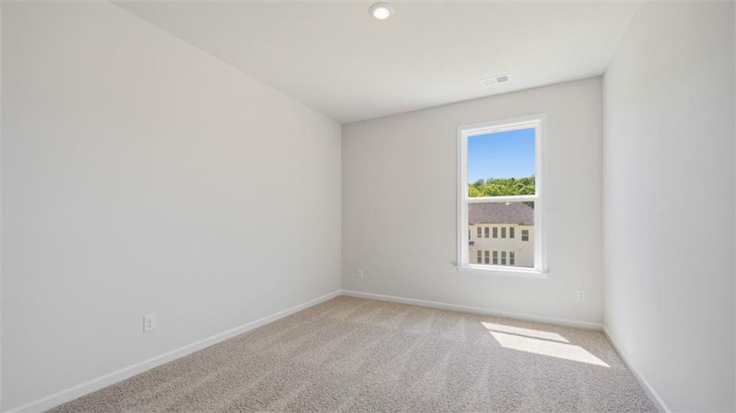 Spacious, unfurnished interior of a new home in The Gates at Pates Creek, Hampton (Image 22). Spacious, unfurnished interior of a new home in The Gates at Pates Creek, Hampton (Image 22).