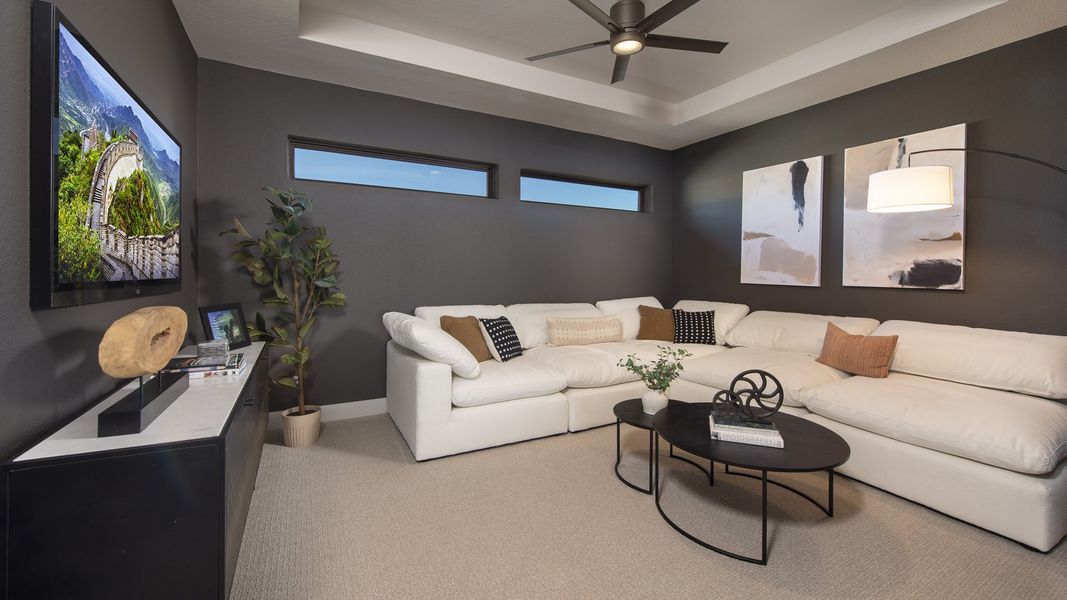 Furnished interior view inside a new home in Santa Rita Ranch - Eldorado, Liberty Hill (Image 11).