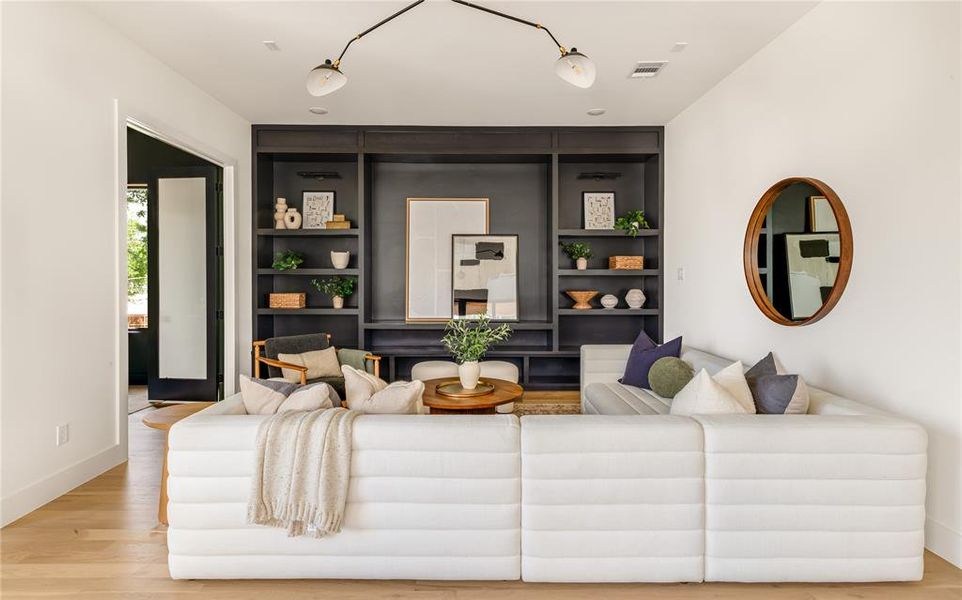 Furnished interior view inside a new home in , Dallas (Image 31).