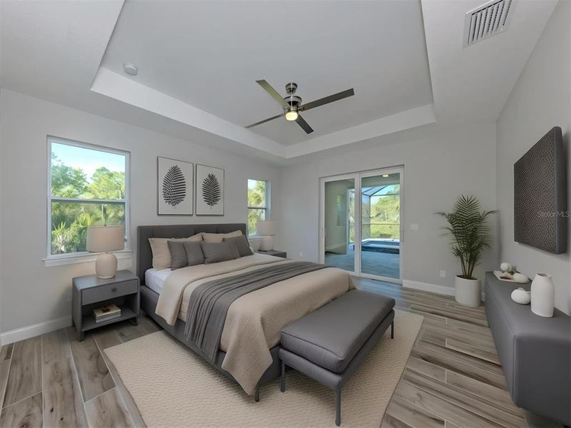 Furnished interior view inside a new home in , Port Charlotte (Image 9).