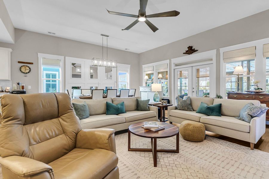 Furnished interior view inside a new home in , Summerville (Image 41).