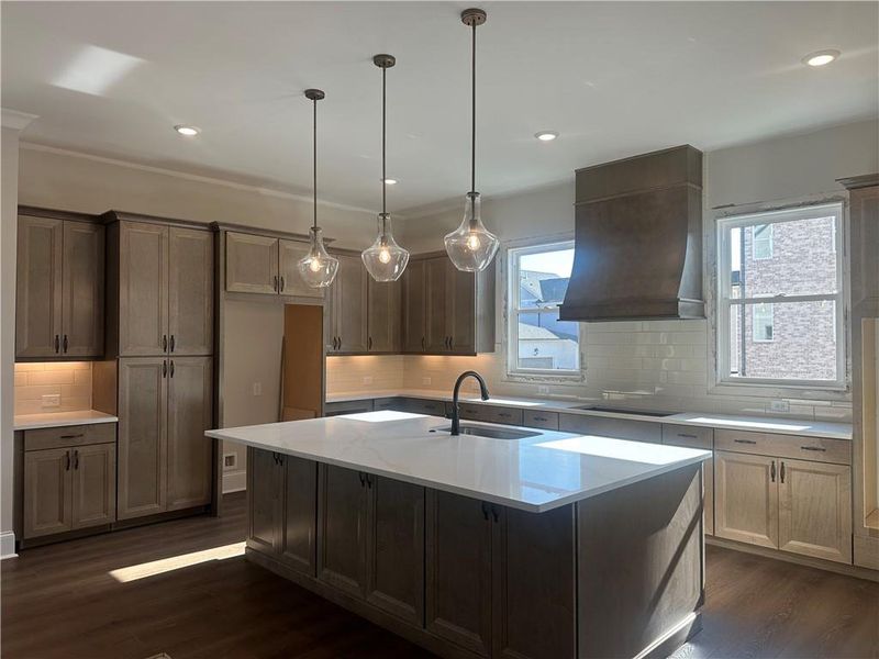 Furnished interior view inside a new home in Waterside Single Family, Peachtree Corners (Image 12).
