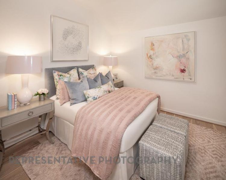 Furnished interior view inside a new home in Bridgeland Central: The Villas, Cypress (Image 3).