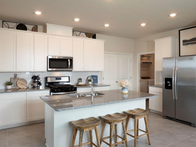 Photo is not of the actual home, but is an inspirational photo of builder’s model home and may depict options, furnishings, and/or decorator features that are not included