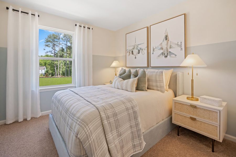 Representative furnished interior of a home built from the 1466 Modeled by KB Home in Biltmore, Raleigh (Image 9). Representative furnished interior of a home built from the 1466 Modeled by KB Home in Biltmore, Raleigh (Image 9).