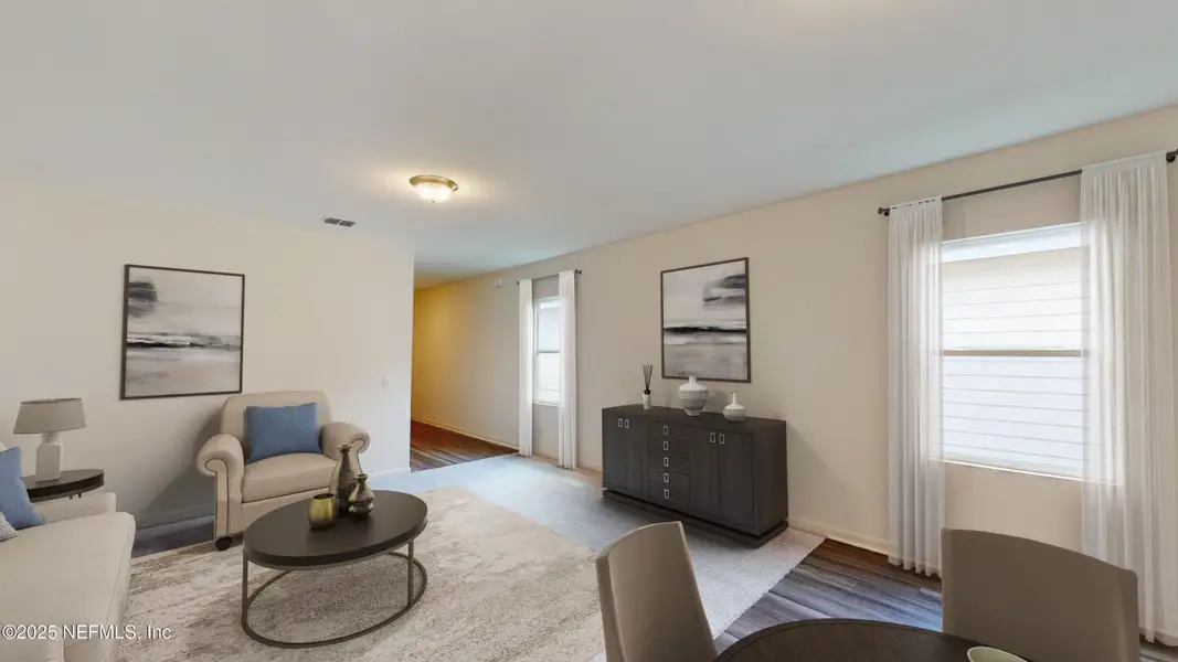 Furnished interior view inside a new home in , Palm Coast (Image 5).