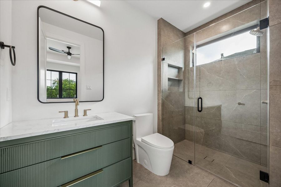 Furnished interior view inside a new home in , Houston (Image 31).
