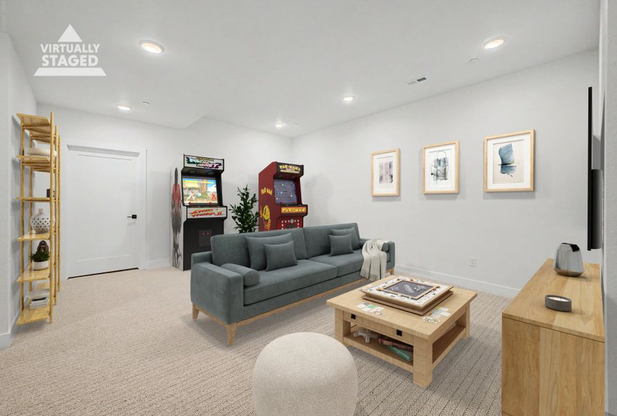 Furnished interior view inside a new home in Westerly, Erie (Image 7).