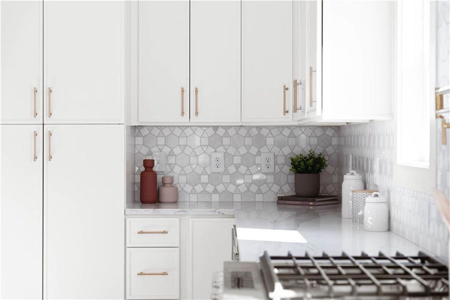 Furnished interior view inside a new home in , Atlanta (Image 12).