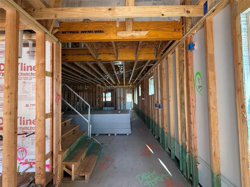 In-progress construction of a new home in The Cottages at La Cima, San Marcos, TX (Image 29).