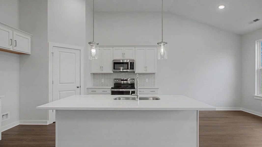 Furnished interior view inside a new home in Cottages of Bearwood, Mount Pleasant (Image 22).