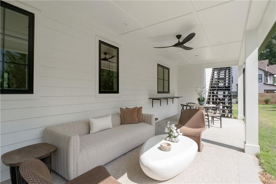 Furnished interior view inside a new home in , Marietta (Image 45).