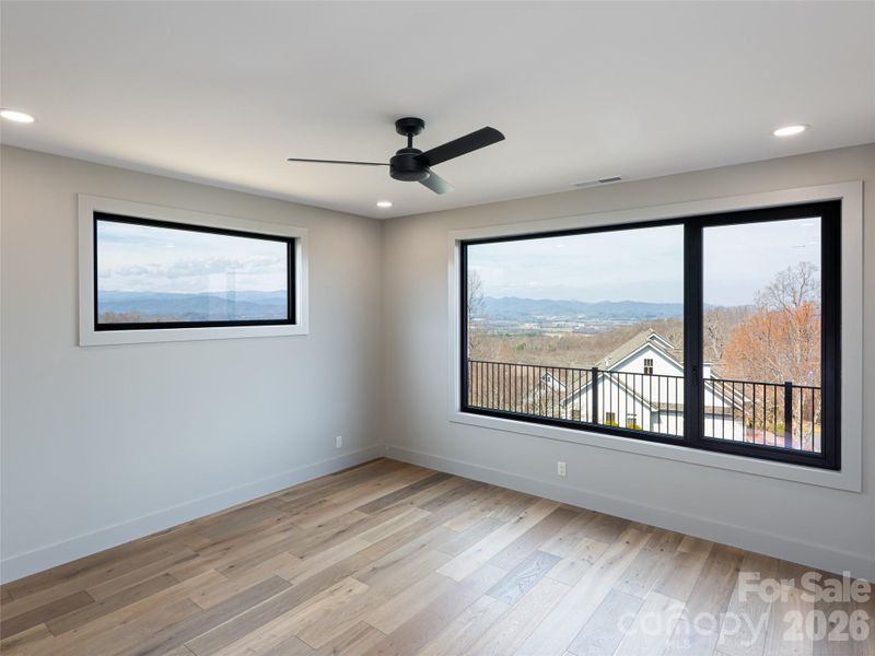 Back Left Bedroom in Basement - Fantastic mountain views!