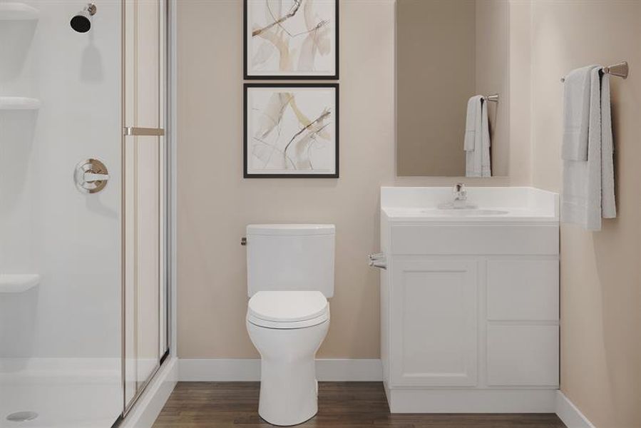 Representative furnished interior of a home built from the Henry by Ryan Homes in Colonial Village, Edenton (Image 5).