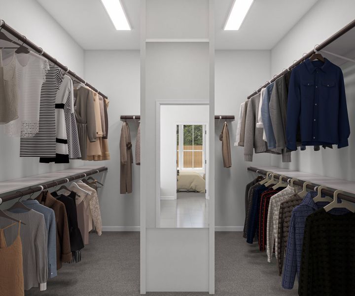 Representative furnished interior of a home built from the Enfield by Tri Pointe Homes in Lariat, Liberty Hill (Image 20).