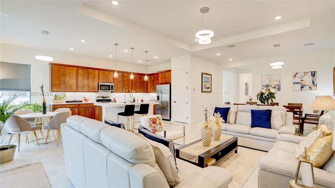 Furnished interior view inside a new home in , Westlake (Image 40).