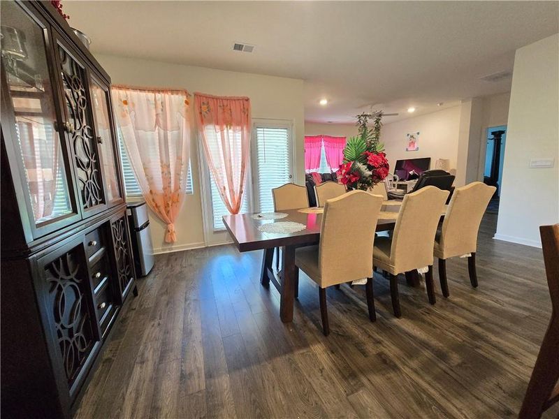 Furnished interior view inside a new home in Oakchase at Hampton, Hampton (Image 11).