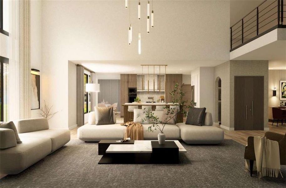 Furnished interior view inside a new home in , McDonough (Image 16).