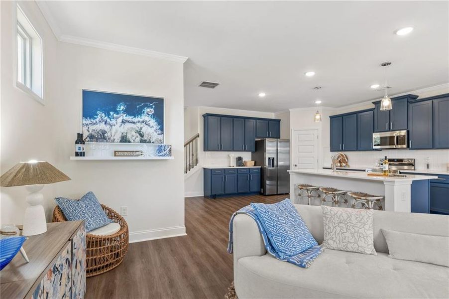 Furnished interior view inside a new home in Somerset at Riverbrook, Gainesville (Image 26).