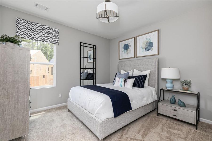 Furnished interior view inside a new home in Madison at Buice Lake, Acworth (Image 31).