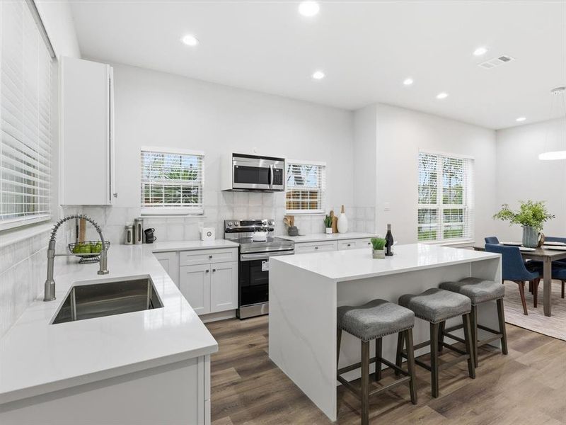 Furnished interior view inside a new home in , Dallas (Image 6). Furnished interior view inside a new home in , Dallas (Image 6).