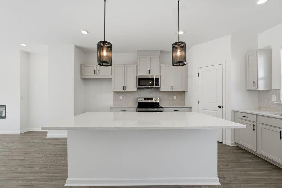 Furnished interior view inside a new home in Chandler Run, Tucker (Image 8). Furnished interior view inside a new home in Chandler Run, Tucker (Image 8).