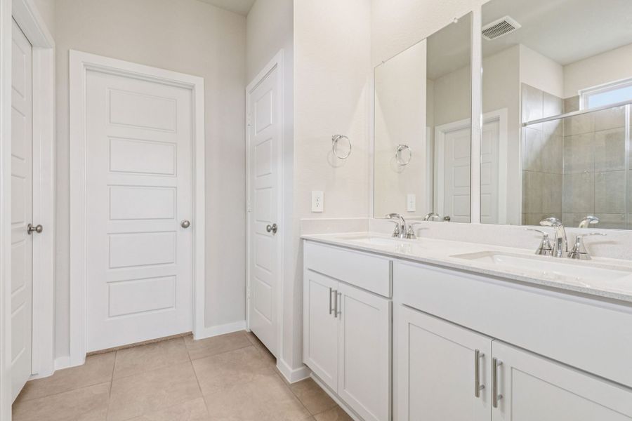 Furnished interior view inside a new home in Landing Meadows - Traditional Series, New Caney (Image 5).