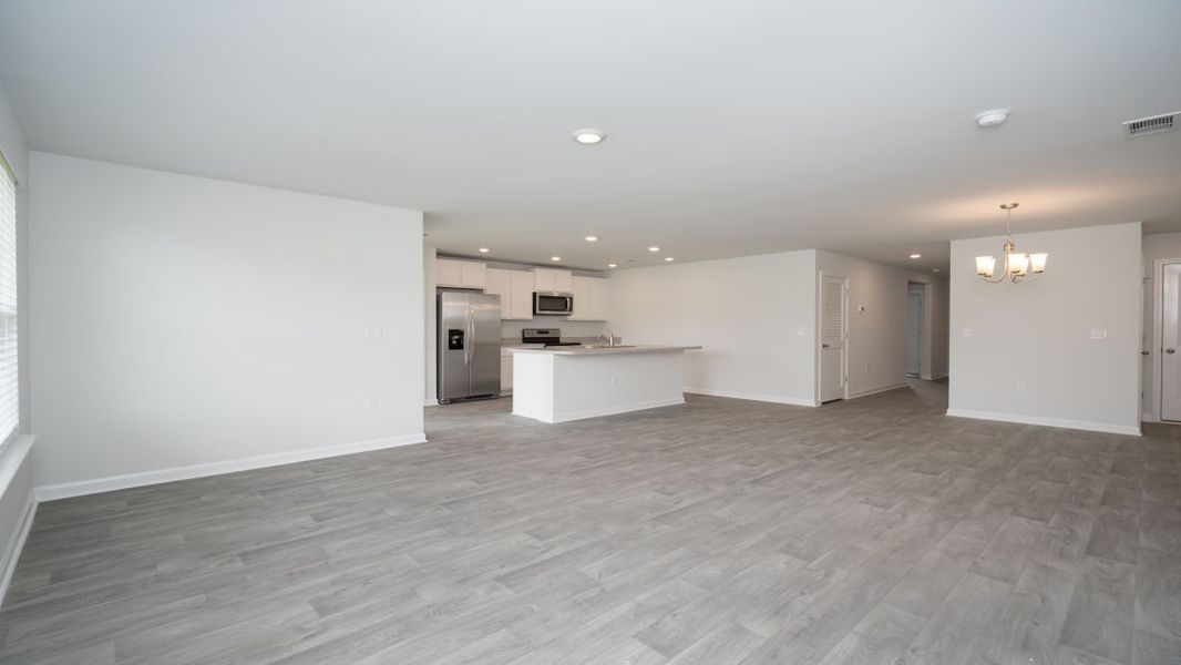 Representative unfurnished interior of a home built from the KERRY by D.R. Horton in Cottonwood Place, Tabor City (Image 14).