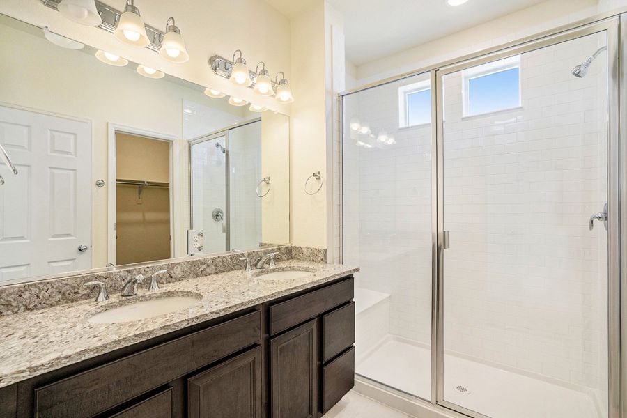Representative furnished interior of a home built from the Vyktorea II by Lokal Homes in Gateway Commons, Denver (Image 10).