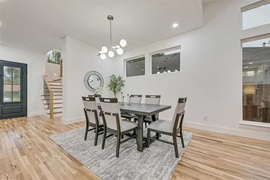 Furnished interior view inside a new home in , Dallas (Image 10). Furnished interior view inside a new home in , Dallas (Image 10).