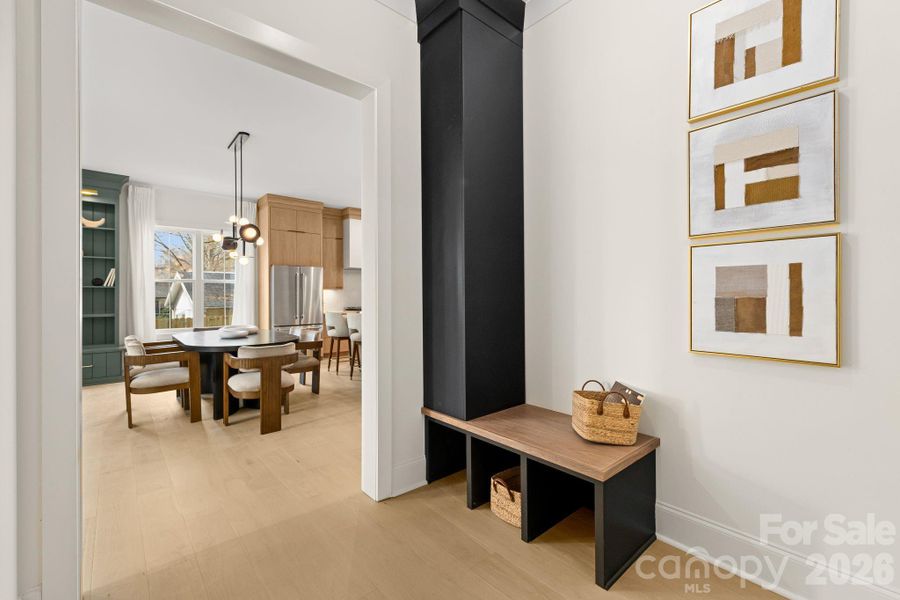 Furnished interior view inside a new home in , Charlotte (Image 18).