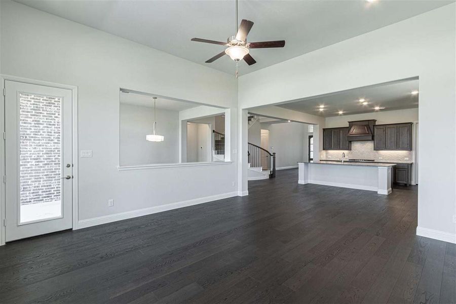 Representative unfurnished interior of a home built from the Brennan by Pacesetter Homes in Timberbrook, Justin (Image 13).