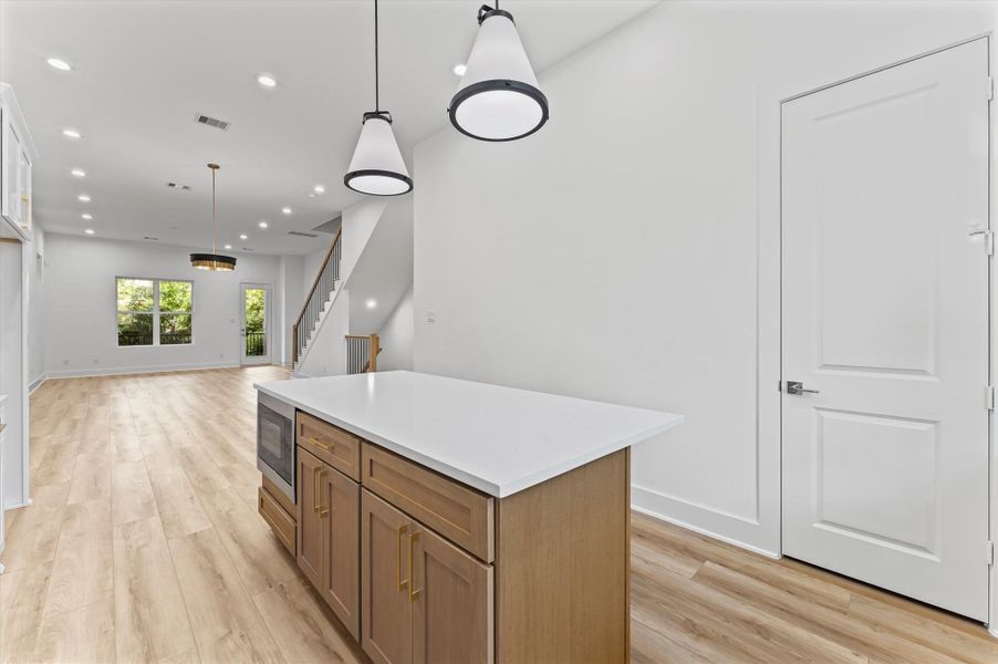 Furnished interior view inside a new home in , Houston (Image 30).