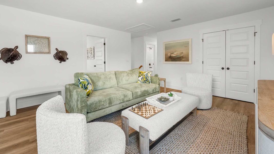 Furnished interior view inside a new home in Colonial East, Panama City Beach (Image 22). Furnished interior view inside a new home in Colonial East, Panama City Beach (Image 22).