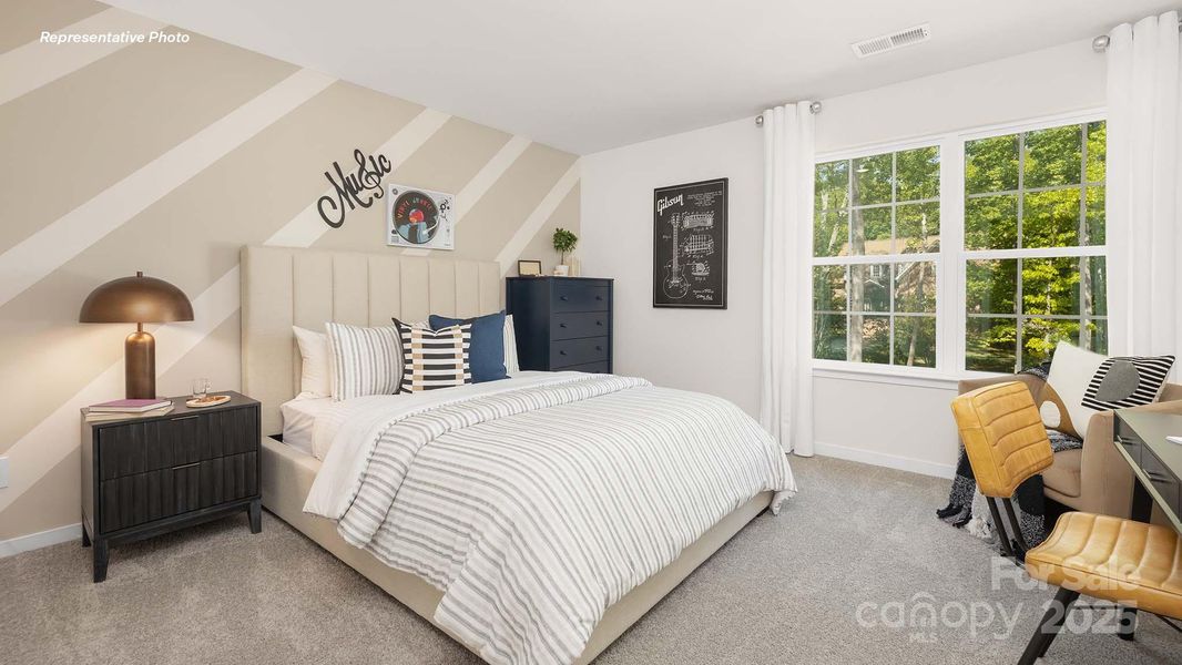Furnished interior view inside a new home in The Hamptons at Hickory, Hickory (Image 10).