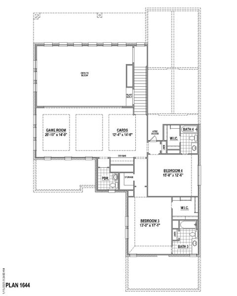 Plan 1644 2nd Floor