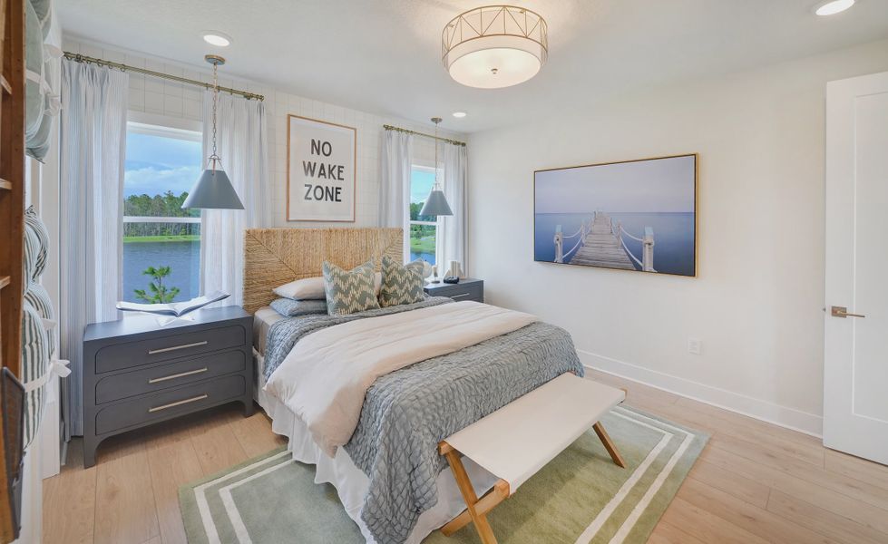 Furnished interior view inside a new home in Weslyn Park at Sunbridge, St. Cloud (Image 37).