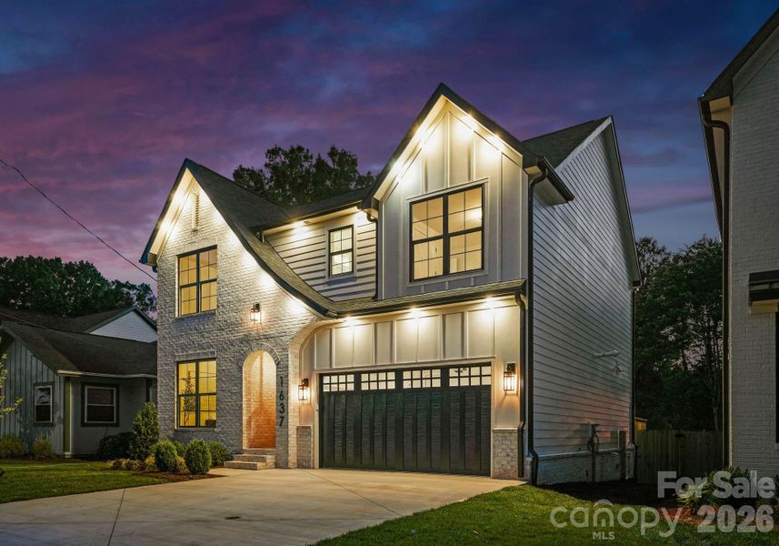 Front exterior of a new home in , Charlotte, NC, highlighting curb appeal (Image 26). Front exterior of a new home in , Charlotte, NC, highlighting curb appeal (Image 26).