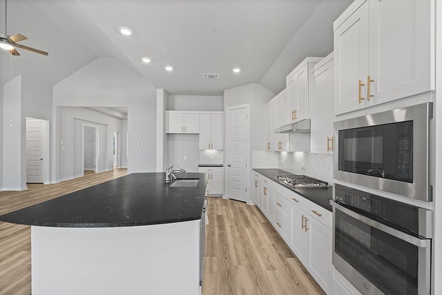 Furnished interior view inside a new home in Lariat, Liberty Hill (Image 11).