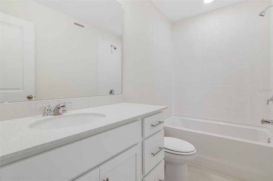 Furnished interior view inside a new home in Towns at Greenleaf, Oviedo (Image 4).