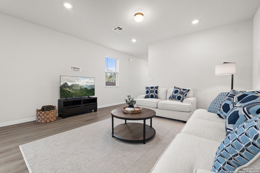 Furnished interior view inside a new home in , San Marcos (Image 14). Furnished interior view inside a new home in , San Marcos (Image 14).