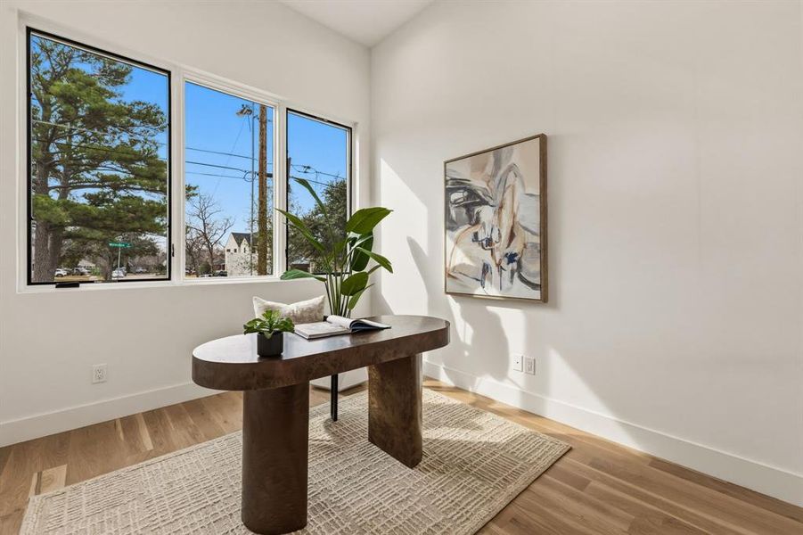 Furnished interior view inside a new home in , Dallas (Image 5).