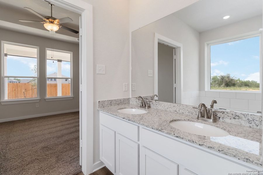 Furnished interior view inside a new home in Hickory Ridge, Elmendorf (Image 13).
