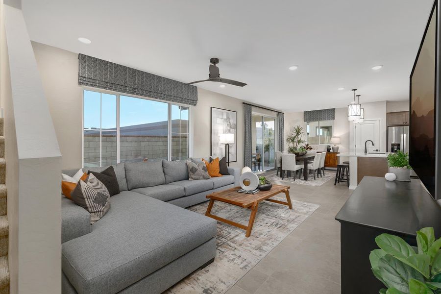 Great Room | Davidson | Rev at Eastmark | Mesa, AZ | Landsea Homes