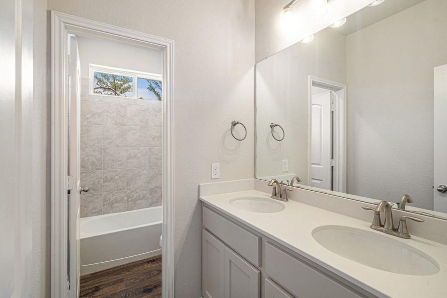 Furnished interior view inside a new home in , Conroe (Image 3). Furnished interior view inside a new home in , Conroe (Image 3).