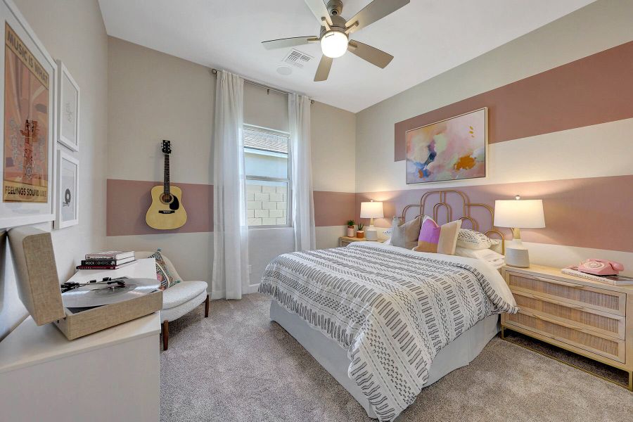 Representative furnished interior of a home built from the Crimson by Mattamy Homes in Miravida, Surprise (Image 40).
